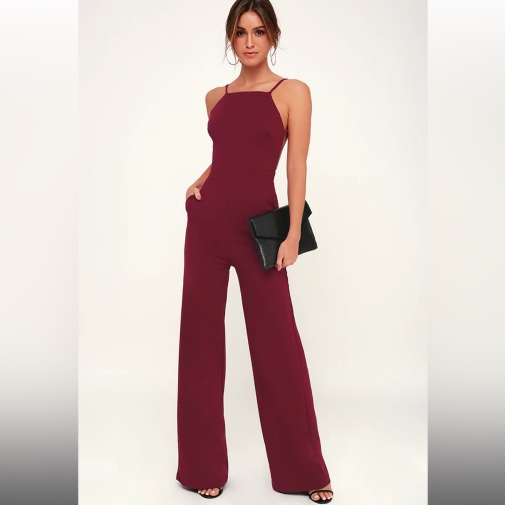 lulus something to behold jumpsuit